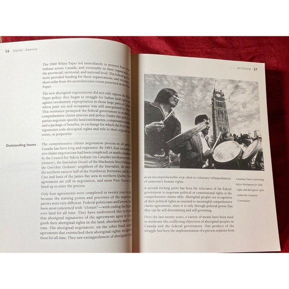 Native America: Portrait of A Peoples Collegiate Book First Nation Home School - Picture 5 of 9